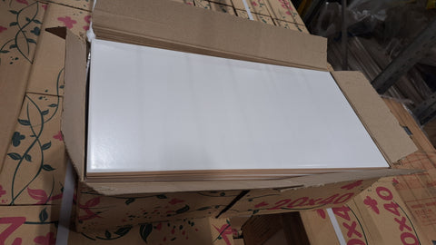 Laatta 20x40cm valkoinen