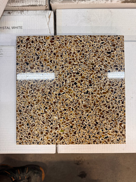 Trend Terrazzo tile Chiara Ambra 537, 300x300x6mm, 5,5m² erä