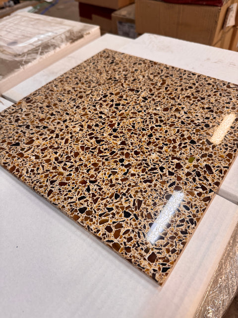 Trend Terrazzo tile Chiara Ambra 537, 300x300x6mm, 5,5m² erä