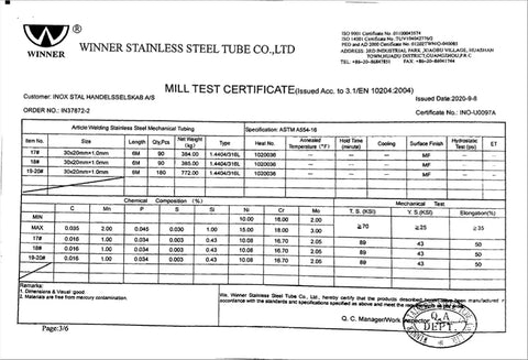 Haponkestävä muototeräs 30x20x1x6000mm - Jakava Oy - Ylijäämää ja materiaaleja varastoituna Turun ylijäämävarasto -