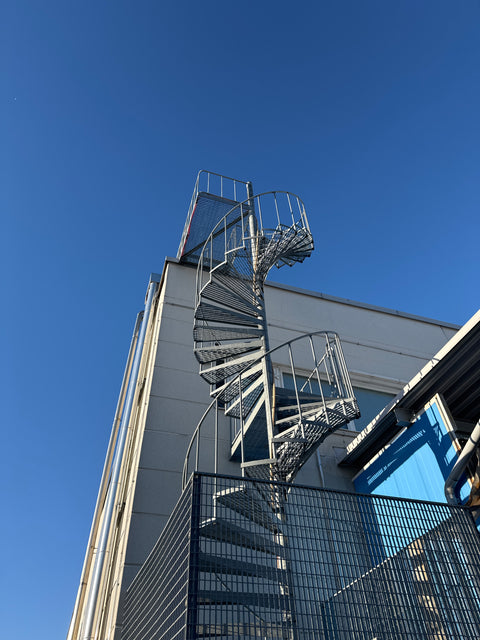 Kierreporras kork 11,4m+kaide 90cm