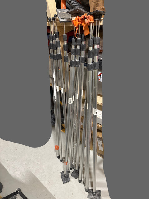 Jousitettu asennustuki 1,4-3,9m, 12kpl erä