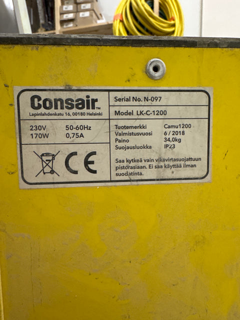 Camu 1200 pölynhallintatyöpiste