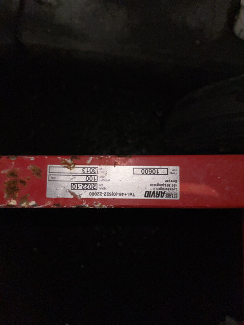 Levykuljetusvaunu Arvid