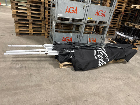 Kokis aurinkovarjoja halk noin 5m