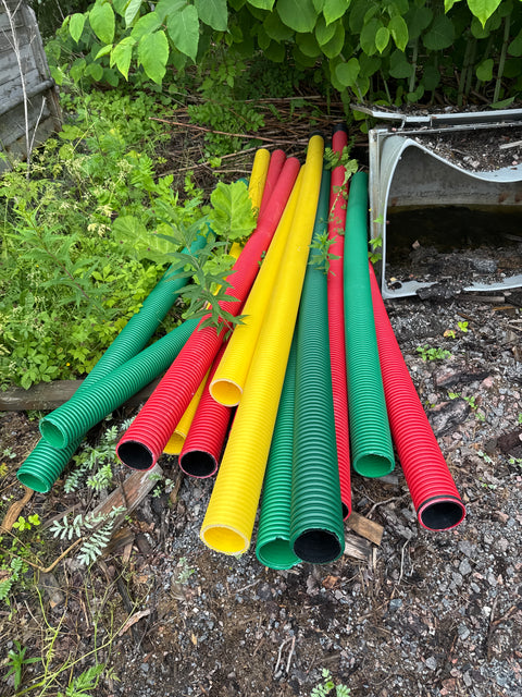 Erä umpisuojaputkia pituus noin 3m