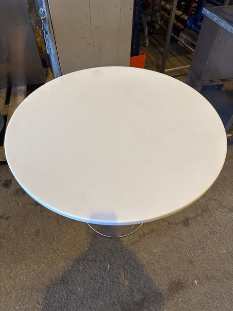 Pöytä valk pyöreä halk: 90cm