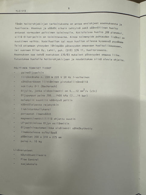 Öljypoltin ja lämminilmakehitin