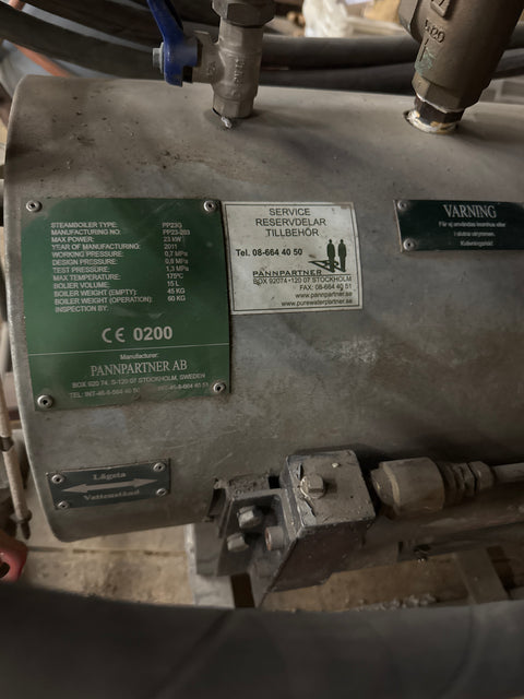 Pannpartner höyrykone sulatukseen.