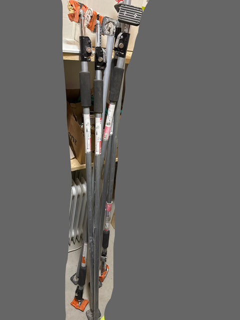 Työmaatolppa, tilapäinen kevyt tuki 1,6-2,9m, 7kpl erä