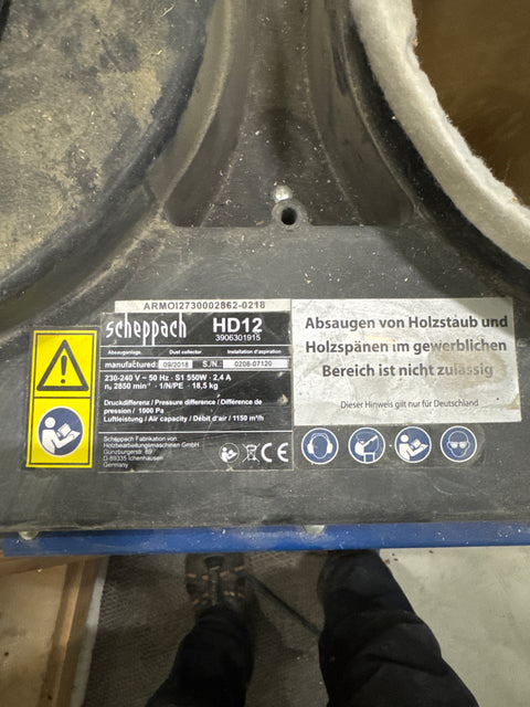 Puruimuri Scheppach HD12