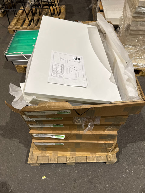 Valkoinen kirjoituspöytä 90x50cm