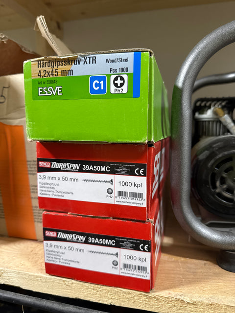Nauharuuvi 45 ja 50mm erä