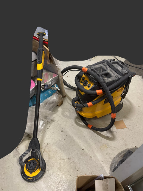 Mirka varsihiomakone+imuri+tarvikkeita